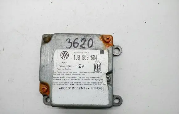 Volkswagen PASSAT B5 Airbag control unit/module 1J0909604