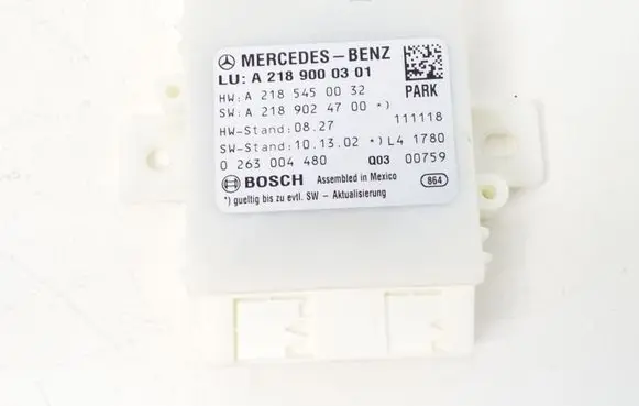 Mercedes-Benz CLS C218 X218 Parking PDC control unit/module A2189000301
