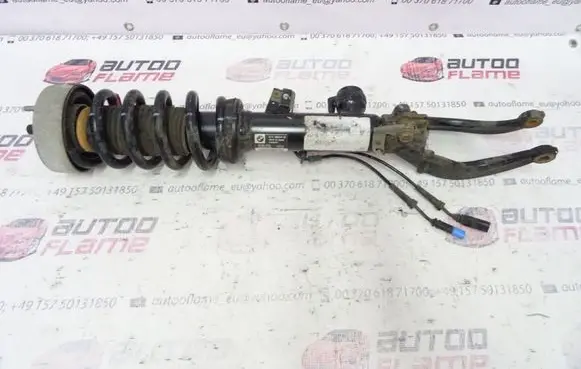 Front shock absorber with coil spring