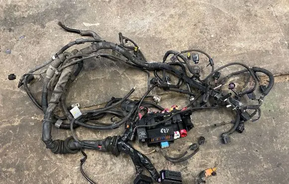 Engine installation wiring loom