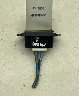Mazda 2 Heater blower motor/fan resistor HB151D651 7Y13E08