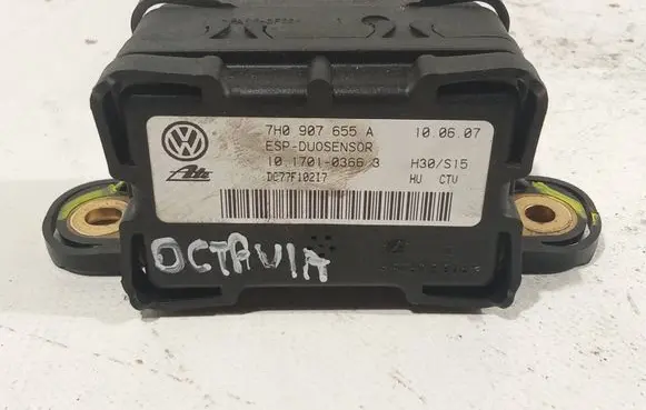 Volkswagen Golf V ESP acceleration yaw rate sensor 7H0907655A 10170103663