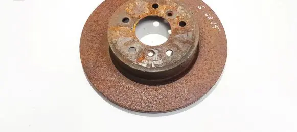 Nissan Qashqai Rear brake disc neventiliuojamas