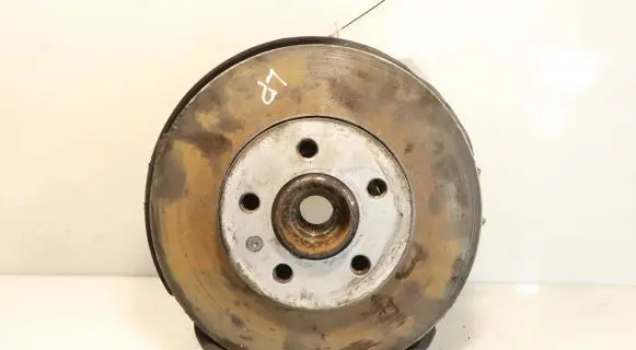 Front wheel hub spindle knuckle