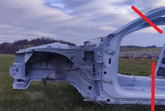Volvo V60 Front side member 