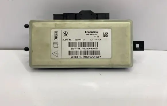 BMW 6 F12 F13 Airbag control unit/module 9253637 65779253637