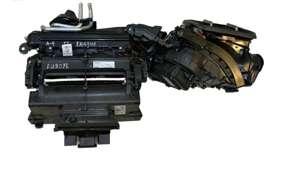Interior heater climate box assembly