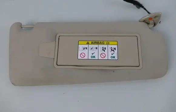 Jaguar XF Sun visor