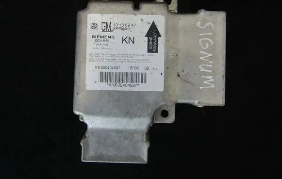 Opel Signum Airbag control unit/module 13186947 330518650