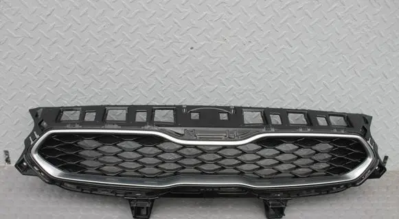 Front bumper upper radiator grill