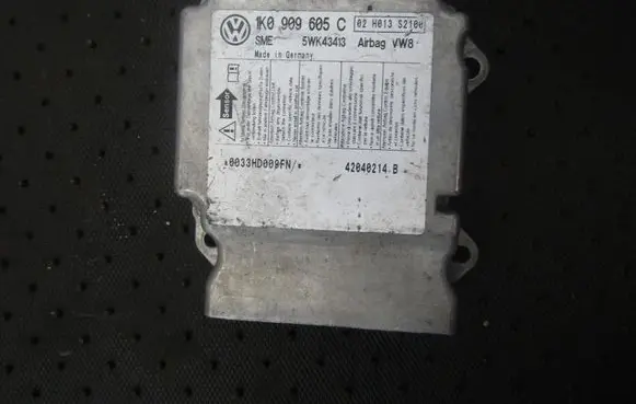 Volkswagen Jetta V Airbag control unit/module 1k0909605c 5wk43413