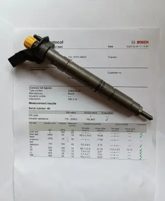 Audi A6 S6 C6 4F Fuel injector 059130277A 0986435388