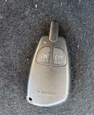 Peugeot 407 Webasto auxiliary heater remote control T90