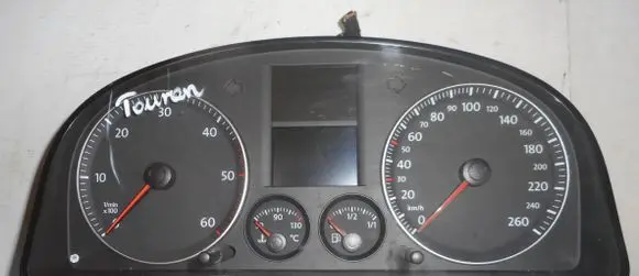 Volkswagen Touran I Speedometer (instrument cluster) 1T0920861A