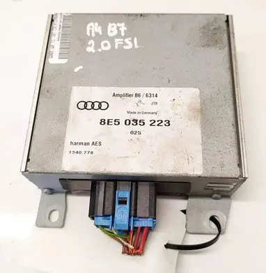 Audi A4 S4 B6 8E 8H Sound amplifier 8E5035223