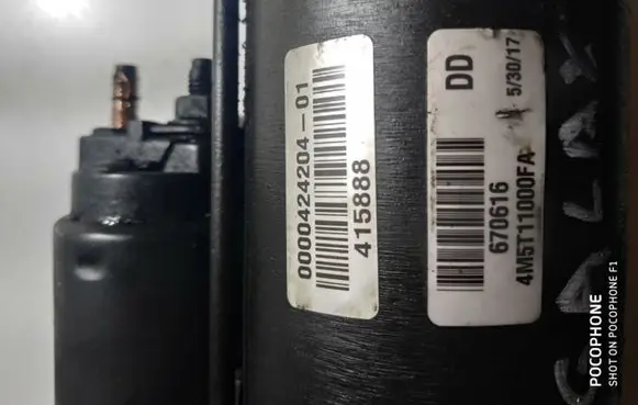 Ford Galaxy Starter motor 4M5T11000FA 670616