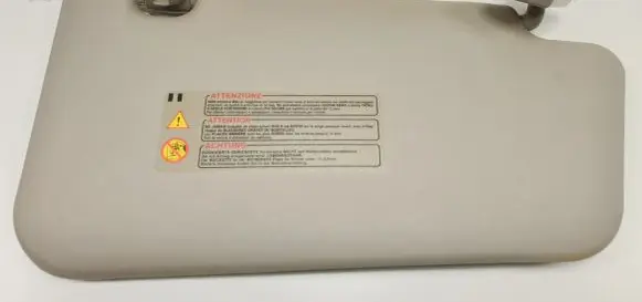 Nissan Micra Sun visor