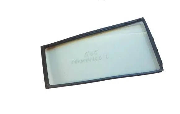Rear vent window glass