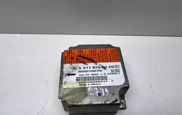Mercedes-Benz CLS C219 Airbag control unit/module A2118704326 500507290755 5V5G29APJ7