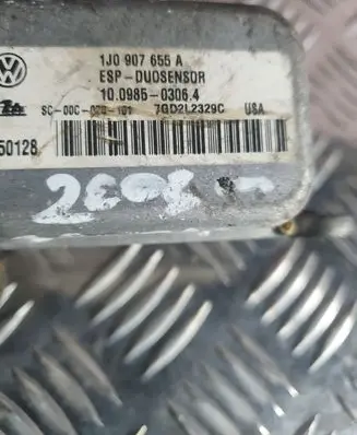 Volkswagen Golf IV ESP acceleration yaw rate sensor 1J0907655A 1J1907637D