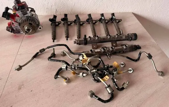 Jaguar XF X250 Fuel injection system set 9X2Q9K546DB AH2Q9B395AC 9X2Q9D280EA