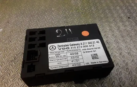 Mercedes-Benz E W211 Gateway control module 2115403145 A2115403145