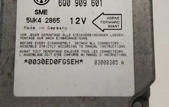 Volkswagen Sharan Airbag control unit/module 6Q0909601