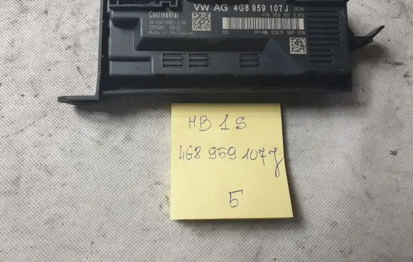 Audi A7 S7 4G Tailgate/trunk control unit/module 4G8959107D