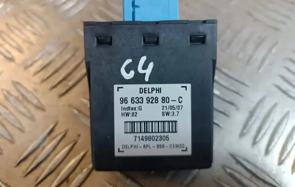 Citroen C4 Grand Picasso Alarm control unit/module 9663392880 7149802305