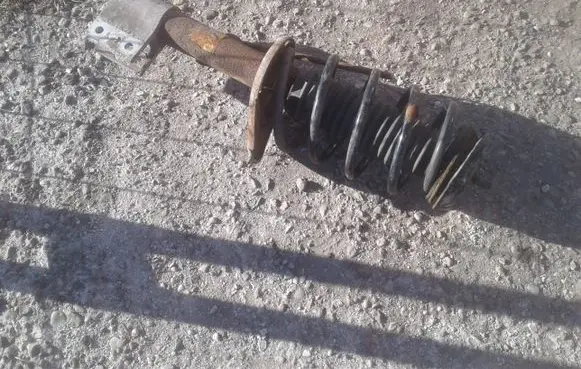Peugeot 308 Front shock absorber with coil spring