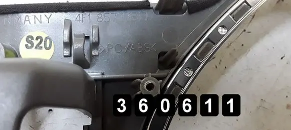 Audi A6 S6 C6 4F Other interior part # for speedo 4f1857115b