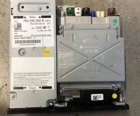 Volkswagen Touareg III MMI control unit 760035092B