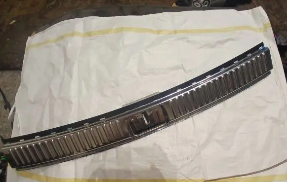 Porsche Cayenne (92A) Trunk/boot sill cover protection 7P0863459F
