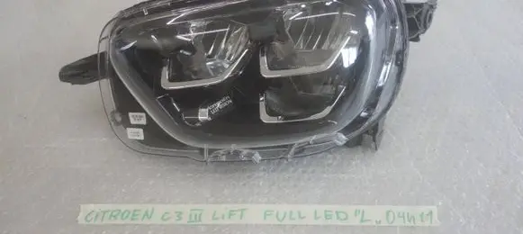 Citroen C3 Headlight/headlamp 12519138 L90203167 9836267180