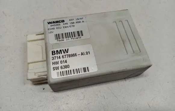 BMW X5 E70 Air suspension control unit module (rear) 37146778966 37146793163