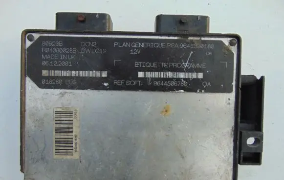 Peugeot Partner Engine control unit/module 9641390180 9644506780