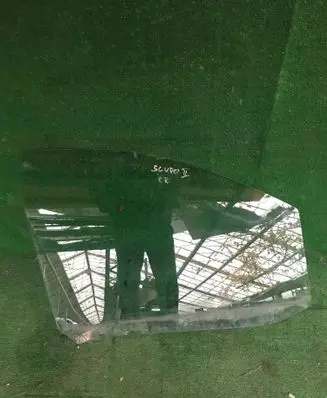 Fiat Scudo Front door window glass four-door