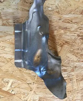 Heat shield in engine bay