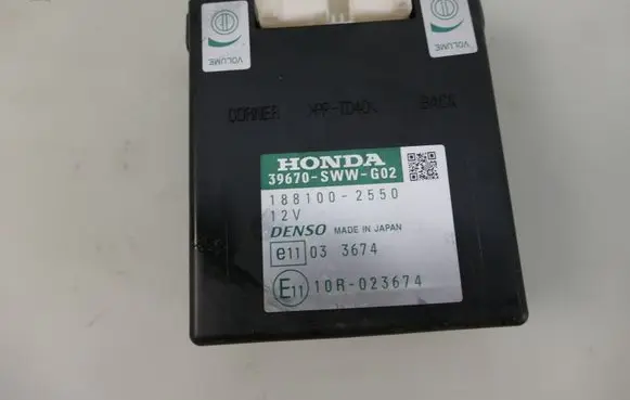 Honda CR-V Parking PDC control unit/module 39670SWWG02 1881002550 10R023674