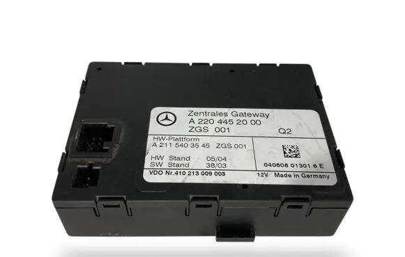 Mercedes-Benz S W220 Gateway control module A2204452000 A2115403545