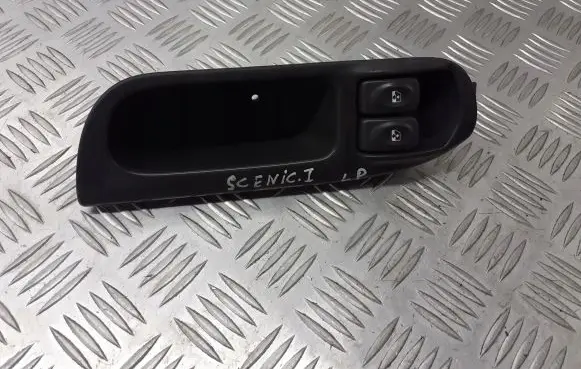 Renault Scenic I Front door window switch trim 7700431172