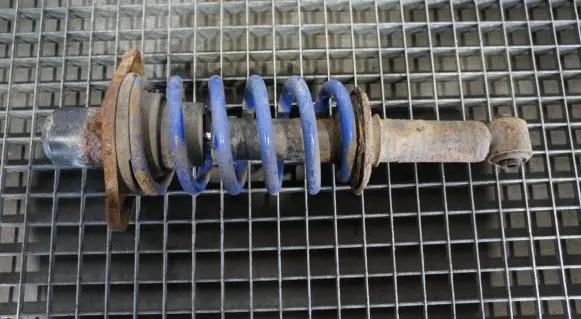 Audi A6 S6 C5 4B Rear shock absorber with coil spring 