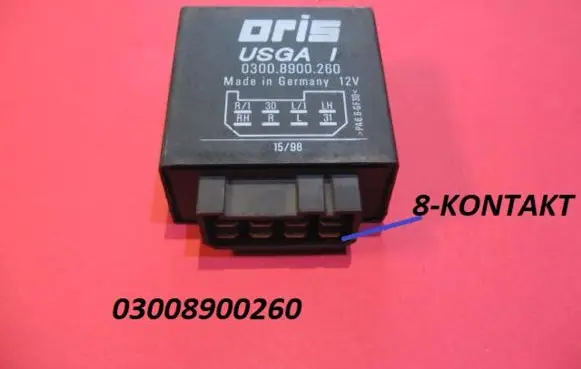 Opel Astra G Tow bar relay 03008900260