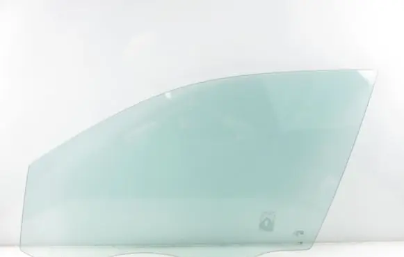 Volkswagen Touareg I Front door window glass four-door 