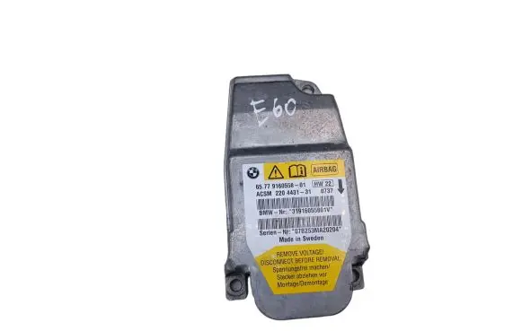 BMW 5 E60 E61 Airbag control unit/module 65779160558 9160558