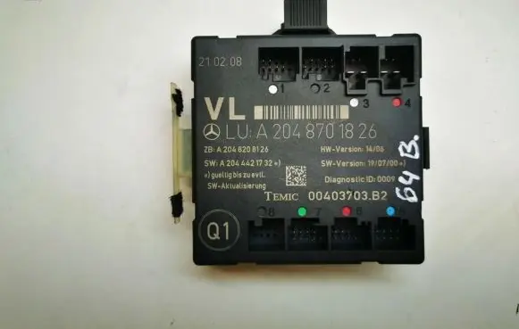 Mercedes-Benz C W204 Door control unit/module A2048701826