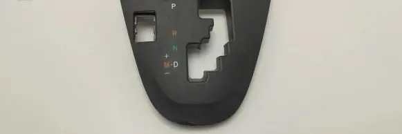 Gear shifter surround trim plastic