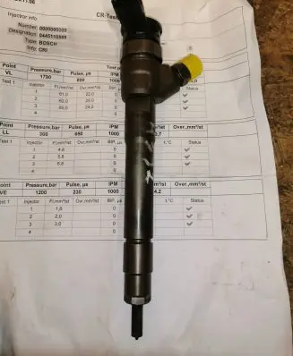 Renault Trafic III (X82) Fuel injector 0445110569