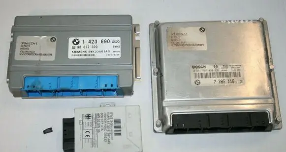 BMW 5 E39 Engine ECU kit and lock set 7785116