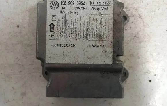 Volkswagen Golf V Airbag control unit/module 1K0909605A 5WK43411 04H022S0500